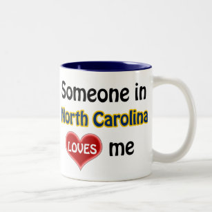 Någon i North Carolina kärlek mig Två-Tonad Mugg