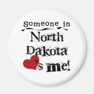 Någon i North Dakota Kärlek Me Magnet