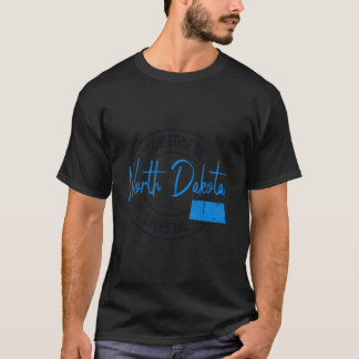 Någon i North Dakota Kärlek Me North Dakota T Shirt