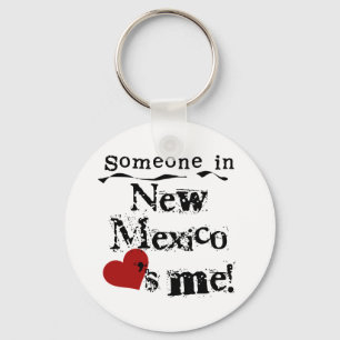 Någon i nytt - mexico älskar mig nyckelring