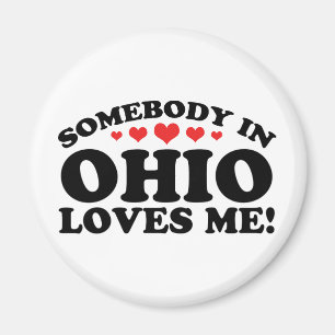 Någon i Ohio älskar mig Magnet
