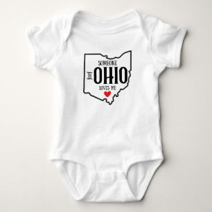 Någon i Ohio Kärlek Me Baby Bodydräkt T Shirt
