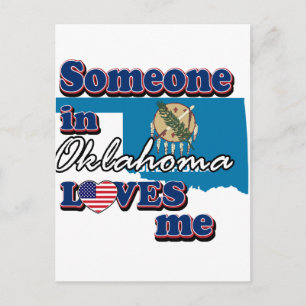 Någon i Oklahoma kärlek mig Vykort