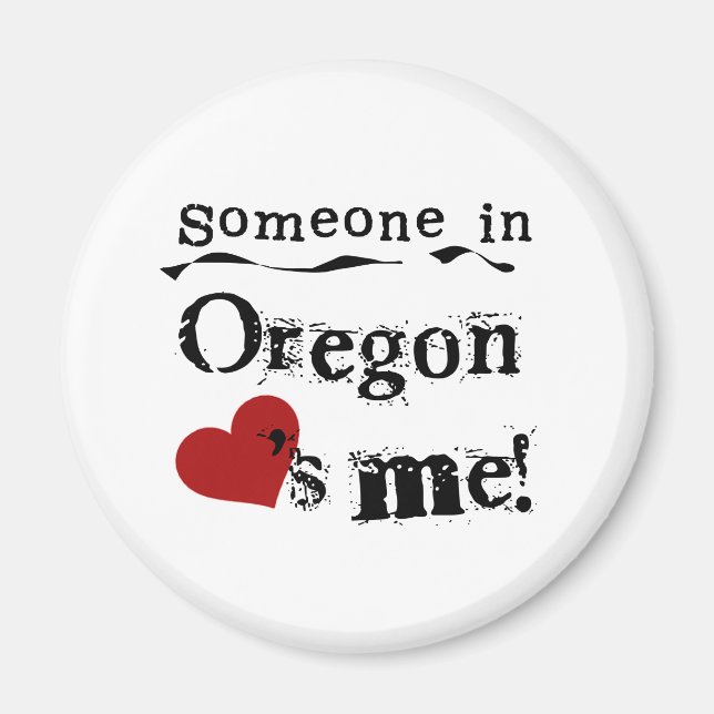 Någon i Oregon Kärlek me Magnet (Framsidan)