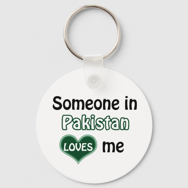 Någon i Pakistan Kärlek mig Nyckelring (Framsida)