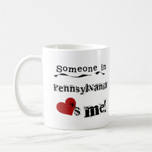 Någon i Pennsylvania älskar mig Kaffemugg