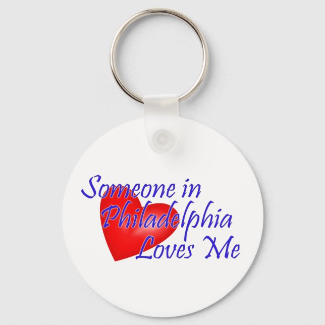 Någon i Philadelphia Kärlek Me Nyckelring (Framsida)