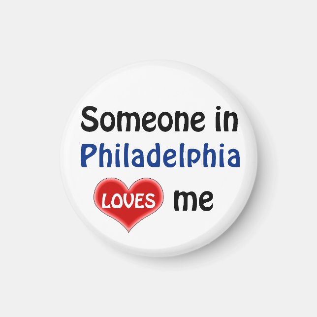 Någon i Philadelphia kärlek mig Magnet (Framsidan)