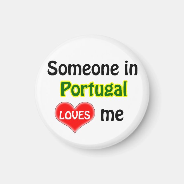 Någon i Portugal kärlek mig Magnet (Framsidan)