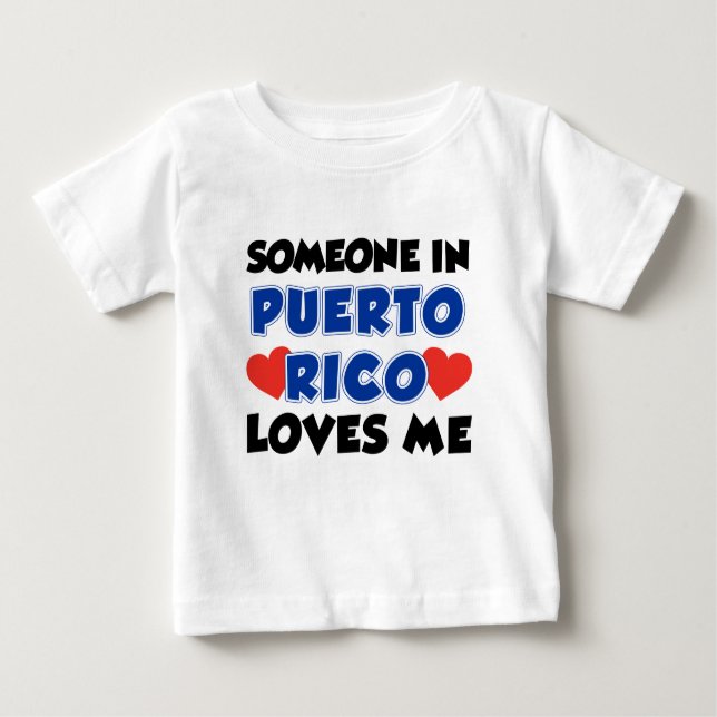Någon i Puerto Rico Kärlek Me T Shirt (Framsida)