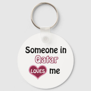 Någon i Qatar Kärlek mig Nyckelring