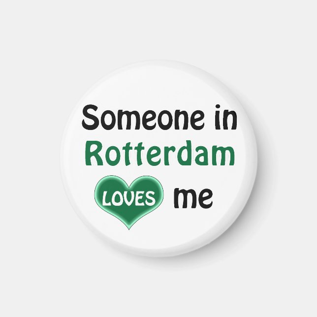 Någon i Rotterdam kärlek mig Magnet (Framsidan)