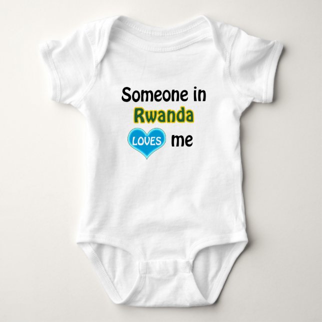 Någon i Rwanda kärlek mig T Shirt (Framsida)