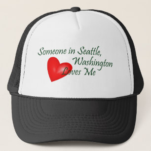 Någon i Seattle älskar mig Truckerkeps
