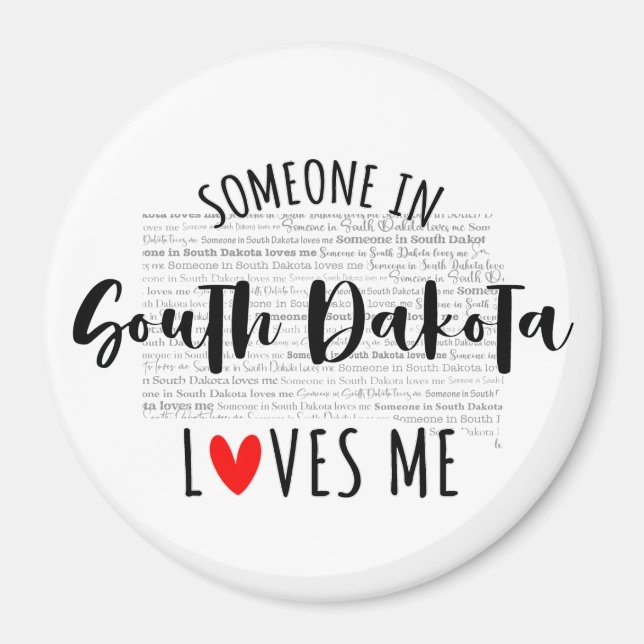 Någon i South Dakota Kärlek Me Magnet (Framsidan)