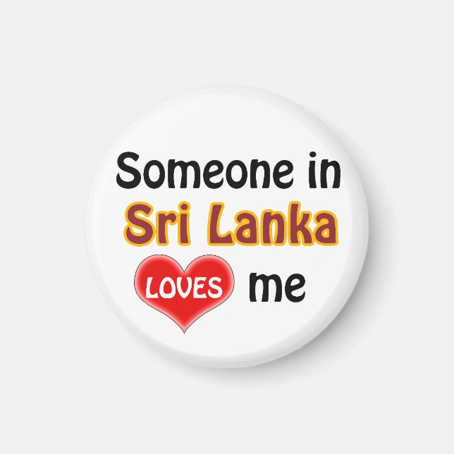 Någon i Sri Lanka kärlek mig Magnet (Framsidan)