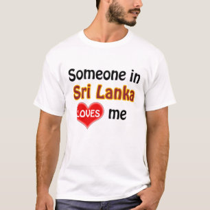 Någon i Sri Lanka kärlek mig T-shirt