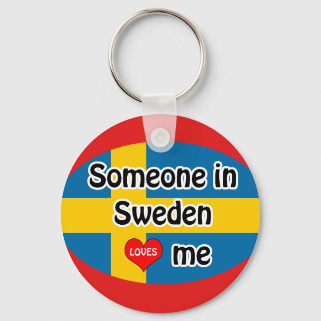 Någon i Sverige Kärlek mig Nyckelring (Framsida)