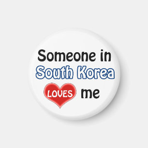 Någon i Sydkorea kärlek mig Magnet
