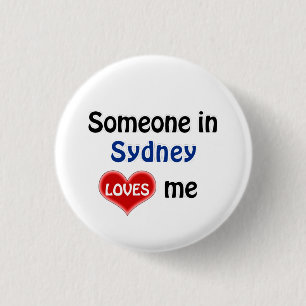 Någon i Sydney kärlek mig Knapp