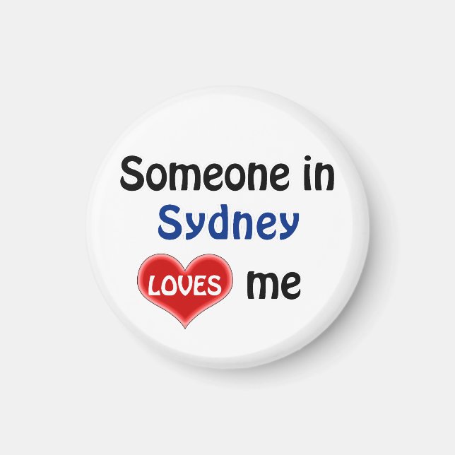 Någon i Sydney kärlek mig Magnet (Framsidan)