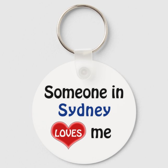 Någon i Sydney kärlek mig Nyckelring (Framsida)