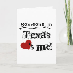 Någon i Texas älskar mig Kort