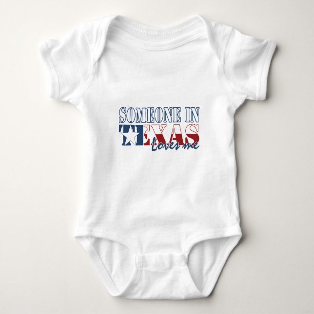 Någon i Texas älskar mig Tee (Framsida)