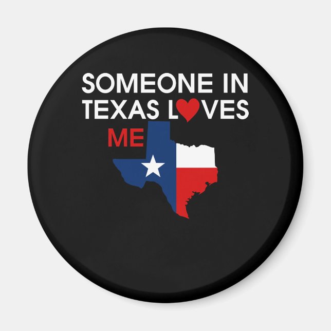Någon i Texas Kärlek Me Precious Välsigna dig Magnet (Framsidan)