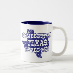 Någon i Texas Kärlek Me Två-Tonad Mugg