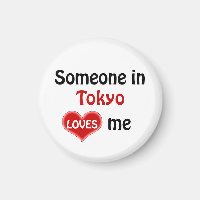 Någon i Tokyo kärlek mig Magnet (Framsidan)