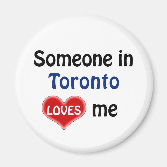 Någon i Toronto älskar mig Magnet (Framsidan)
