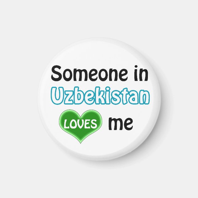 Någon i Uzbekistan kärlek mig Magnet (Framsidan)