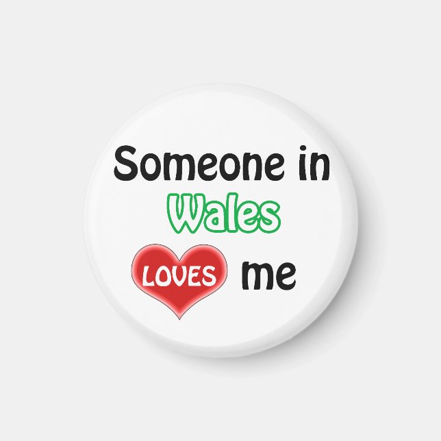 Någon i Wales kärlek mig Magnet (Framsidan)