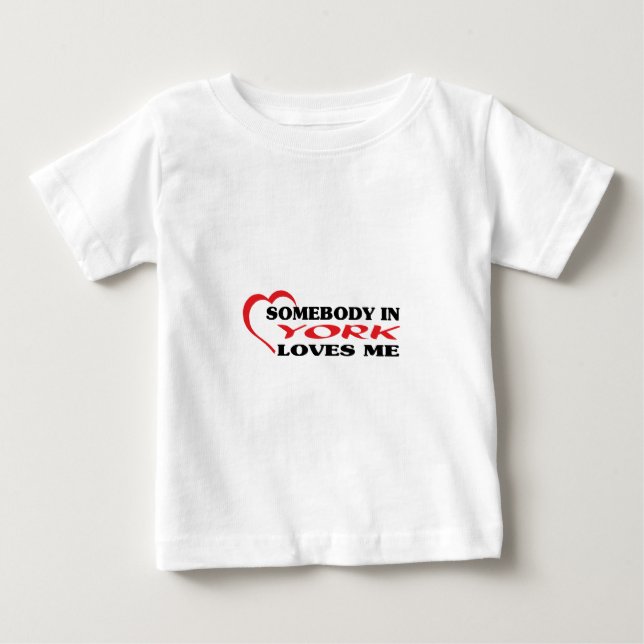 Någon i York kärlek att skjorta mig Tee Shirt (Framsida)