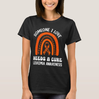 Någon jag älskar behöver leukemi cancermedvetenhet t shirt