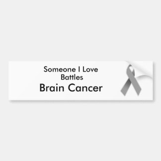 Någon jag älskar bekämpar hjärncancer bildekal