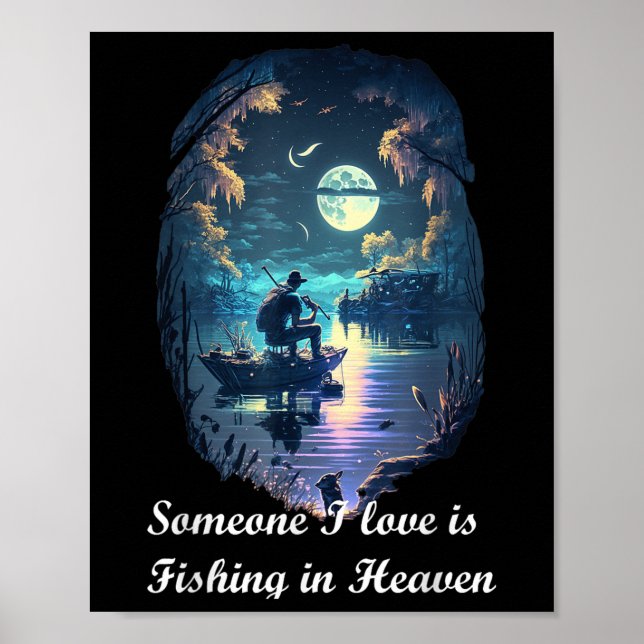 Någon jag älskar fiskar i himlen  poster (Framsidan)