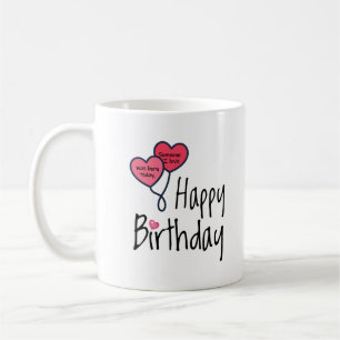 Någon jag kärlek föddes i dag - Grattis på födelse Kaffemugg