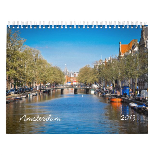 Någon kalender för årsAmsterdam vägg (Omslag)