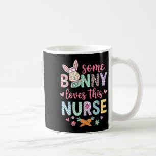 Någon kanin älskar denna söta sjuksköterska rolig  kaffemugg