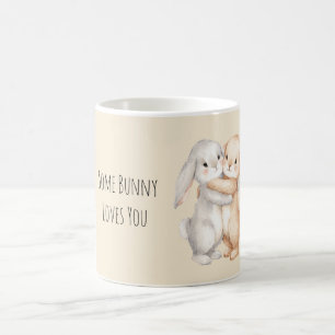 Någon Kanin Älskar Dig Kaniner Kramas Kaffemugg
