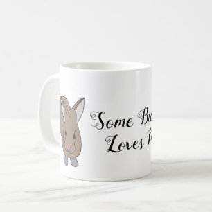 Någon kanin älskar mig kaffemugg