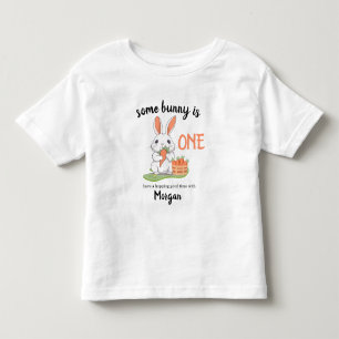 Någon Kanin Fyller 1 Pojkars Flickors 1-årsdag T Shirt