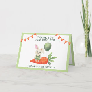 Någon kanin fyller ett Tack så mycket Kort