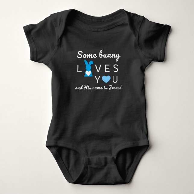 Någon Kärlek du - Jesus Påsk Baby Bodykostym T Shirt (Framsida)