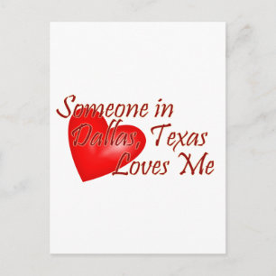 Någon kärlek mig i Dallas, Texas Vykort