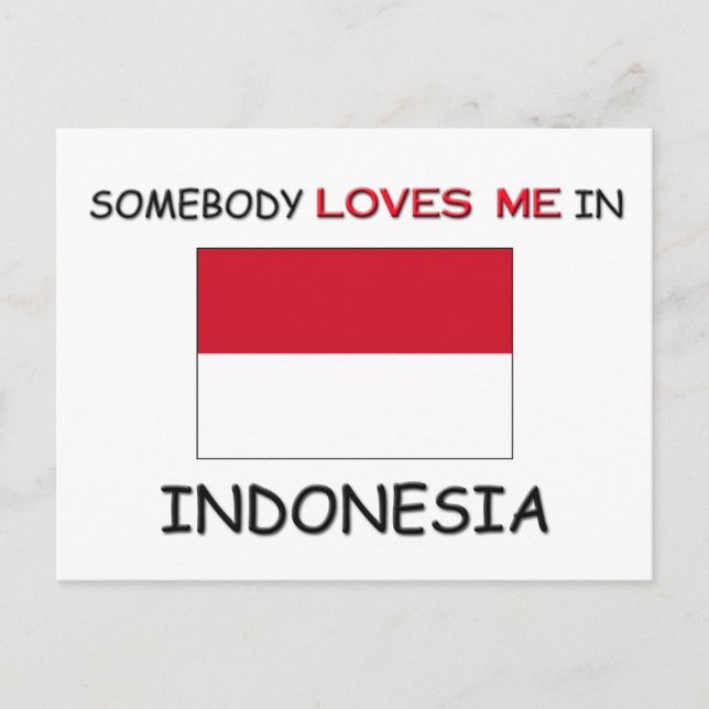 Någon Kärlek mig i INDONESIEN Vykort (Framsida)