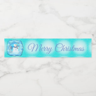 Någon Kärlek You Emotional Snögubbe Vattenflaska Etikett