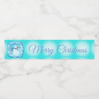 Någon Kärlek You Emotional Snögubbe Vattenflaska Etikett